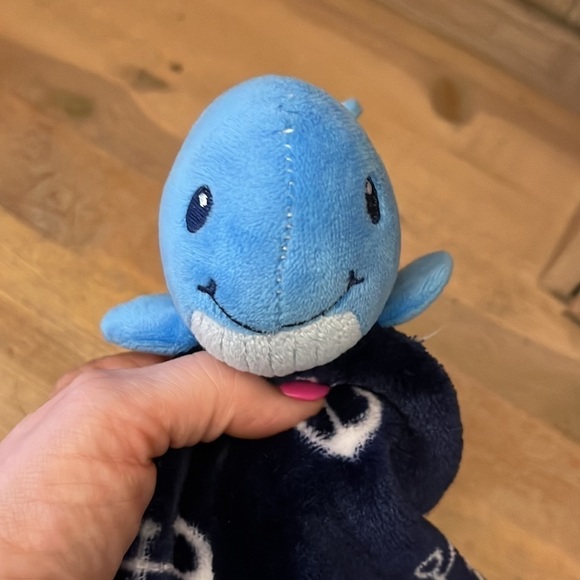 Hudson Baby HB Lovey Security Blanket Whale Anchor Nautical Plush - Picture 3 of 8